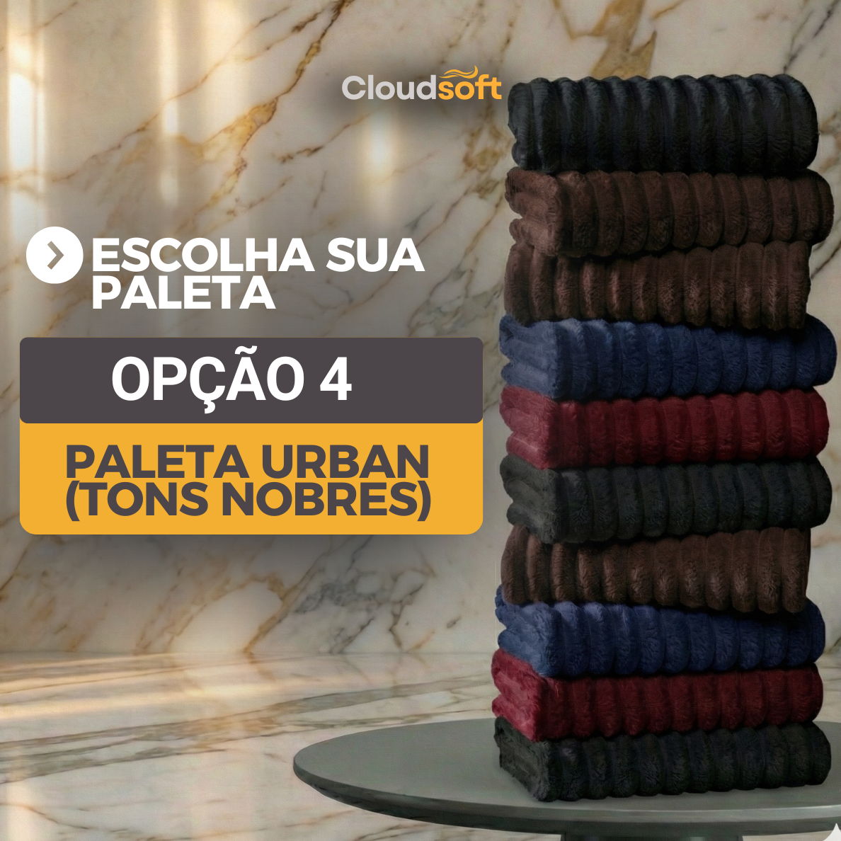 Kit 6 Toalhas Premium Algodão Turco + 4 Rosto (BRINDE)