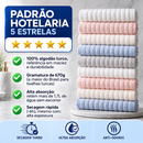 Kit 10 Toalhas de Premium Algodão Turco + 10 Rosto (BRINDE)