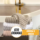 Kit 6 Toalhas Premium Algodão Turco + 4 Rosto (BRINDE)
