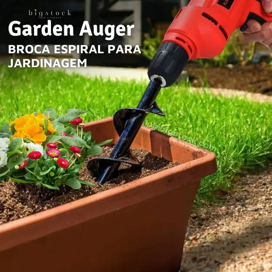 Broca Para Jardinagem Espiral Garden Auger Bigstock
