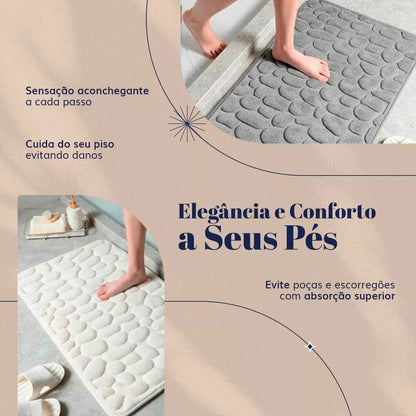 Tapete para Banheiro Antiderrapante Absorvente