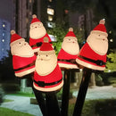 Decoração de Natal para Jardim Luminária Solar de Espeto 5 em 1 Papai Noel Bigstock