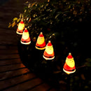 Decoração de Natal para Jardim Luminária Solar de Espeto 5 em 1 Papai Noel Bigstock