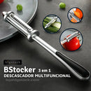Descascador de Legumes e Frutas Multifuncional 3 em 1 BStocker (LEVE 2 E GANHE OUTRO DE BRINDE)