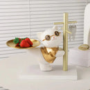 Escultura Decorativa Gato da Sorte com Bandeja Porta Objetos Bigstock