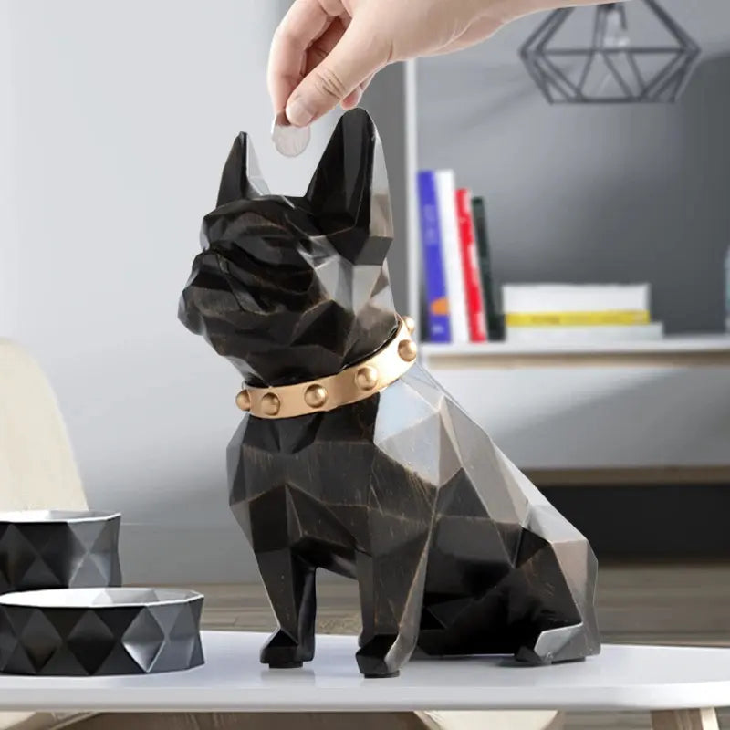 Escultura Decorativa e Cofre de Moedas BulBank Bigstock