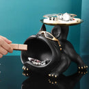 Escultura Decorativa e Porta Objetos com Bandeja Bulldog Big Mouth 2.0 Bigstock