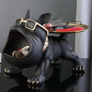 Escultura Decorativa e Porta Objetos com Bandeja Bulldog Big Mouth Bigstock
