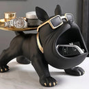 Escultura Decorativa e Porta Objetos com Bandeja Bulldog Big Mouth Bigstock