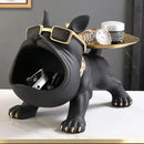 Escultura Decorativa e Porta Objetos com Bandeja Bulldog Big Mouth Bigstock