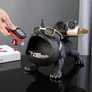 Escultura Decorativa e Porta Objetos com Bandeja Bulldog Big Mouth Bigstock