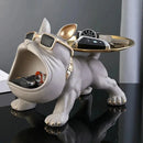 Escultura Decorativa e Porta Objetos com Bandeja Bulldog Big Mouth Bigstock