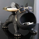 Escultura Decorativa e Porta Objetos com Bandeja Bulldog Big Mouth Bigstock