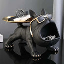 Escultura Decorativa e Porta Objetos com Bandeja Bulldog Big Mouth Bigstock