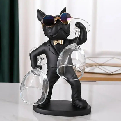 Esculturas Decorativa Porta Vinho e Taça Bigstock