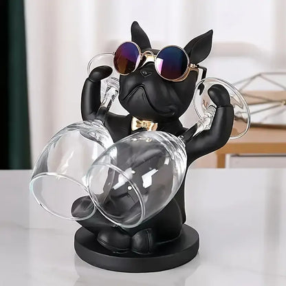 Esculturas Decorativa Porta Vinho e Taça Bigstock