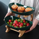 Fruteira de Mesa Moderna com Madeira Nobre para Cozinha 2 a 3 Andares Bigstock