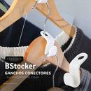 Ganchos Conectores de Cabide para Guarda-Roupa BStocker