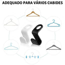 Ganchos Conectores de Cabide para Guarda-Roupa BStocker