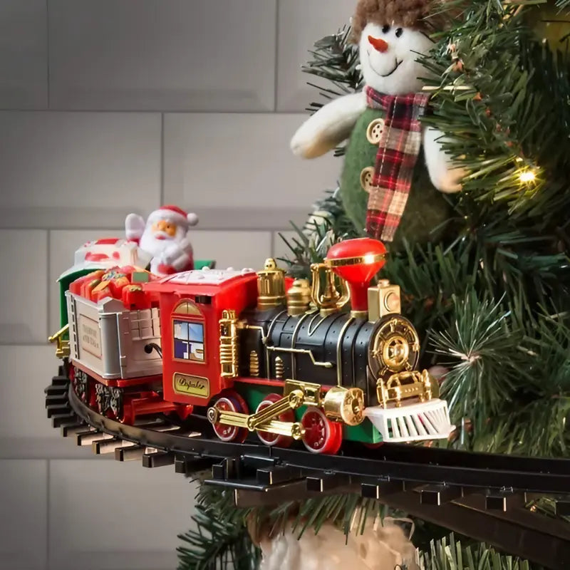 Locomotiva Decorativa Elétrica para Árvore de Natal Bigstock