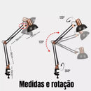 Luminária de Mesa Articulada Pixar
