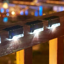 Luminária Externa de Led Solar À Porva D'água Para Muro, Escada, Cercas Bigstock