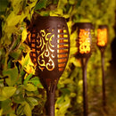 Luminária Solar Externa Jardim Tocha FlameLigth Bigstock