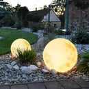 Luminária Solar Lua Cheia Decoração para Jardim Bigstock