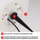 Luminária Solar Lua Cheia Decoração para Jardim Bigstock