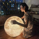 Luminária Solar Lua Cheia Decoração para Jardim Bigstock