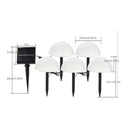 Luminária Solar de Jardim LED LuminaStar - Iluminação Decorativa 5 em 1 para Áreas Externas Bigstock