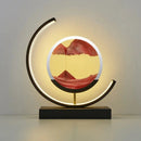 Luminária de Mesa LED Ampulheta Decorativa de Dunas Moderna SandArt Bigstock