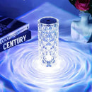 Luminária de Luxo Cristal Light 16 Cores - Sensível ao Toque + Controle Remoto - BStock