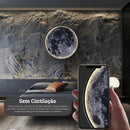 Luminária de Parede 3D Lua Cheia com Controle Remoto Bigstock