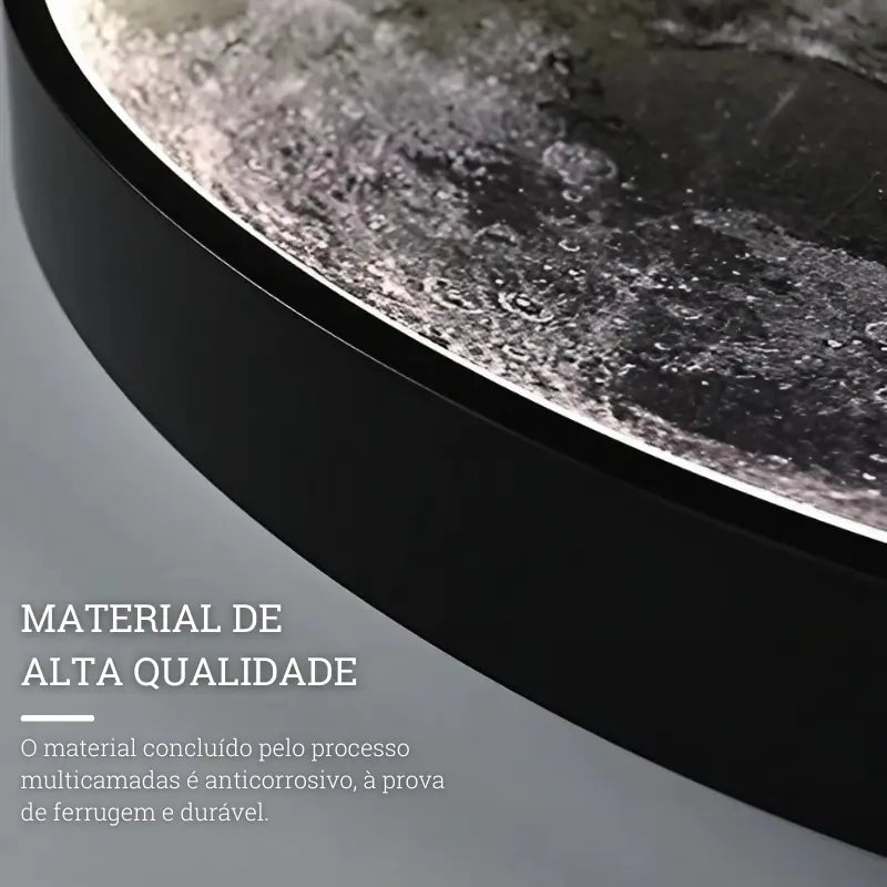 Luminária de Parede 3D Lua Cheia com Controle Remoto Bigstock