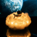 Luz de LED Noturna de Astronauta Luminária de Mesa 12 Cores Bigstock