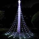 Luzes de Natal LED em Cascata com Estrela Bigstock