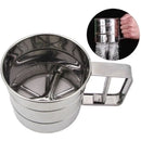 Polvilhador Manual em Inox Com Gatilho 250g