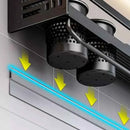 Prateleira Para Cozinha Em Aço Inox Multifuncional com Plataforma Porta Temperos