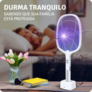 Raquete Mata-Mosquito Elétrica Com Ions de Atração BStocker