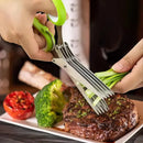 Tesoura de Cozinha Multifuncional Aço Inoxidável 5 Lâminas BStocker