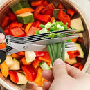 Tesoura de Cozinha Multifuncional Aço Inoxidável 5 Lâminas BStocker