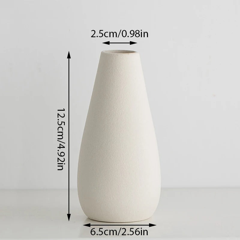 Vaso Cerâmico Nórdico para Flores