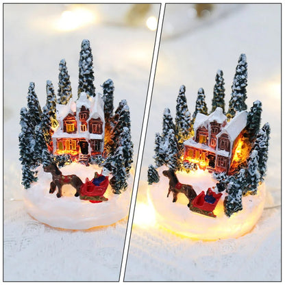 Aldeia de Natal Luminosa Decorativa