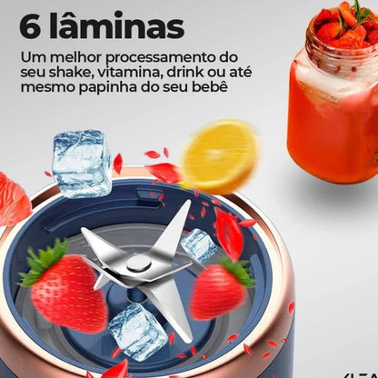 Liquidificador Portátil e Mixer Sem Fio