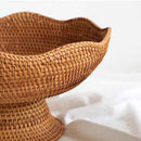 Cesto de Frutas em Palha Rattan