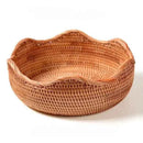 Cesto de Palha Rattan Trançado