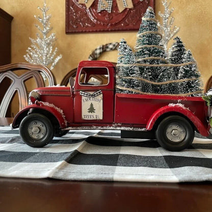 Decoração de Natal Caminhão Retrô Com Luzes