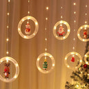 Cortina de Luzes de Led Decoração de Natal