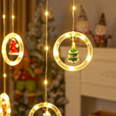 Cortina de Luzes de Led Decoração de Natal